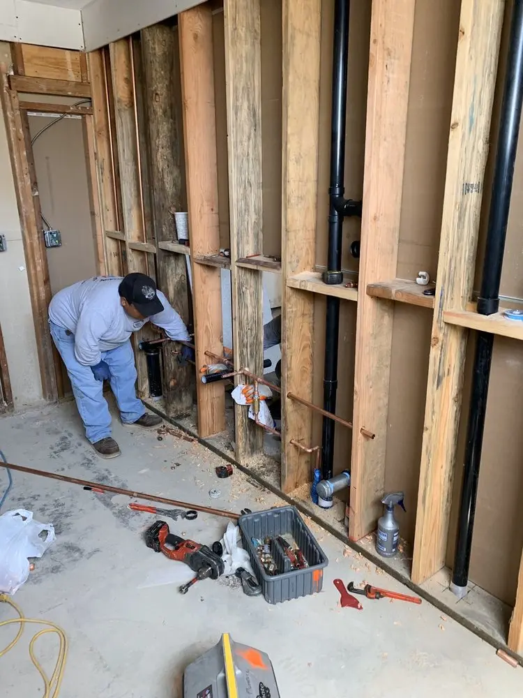 Commercial rough-in plumbing for Trenchless Sewer Repair in Helena